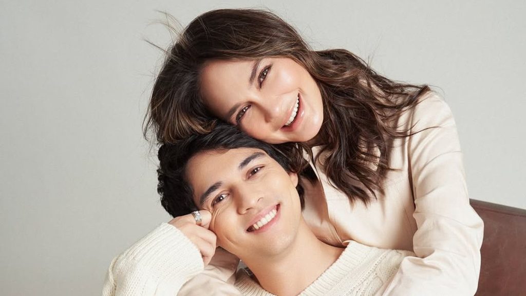 Luna Maya and Maxime Bouttier Tie