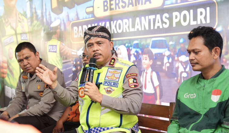 Kakorlantas Gandeng Komunitas Ojol Jadi Pelopor Keselamatan
